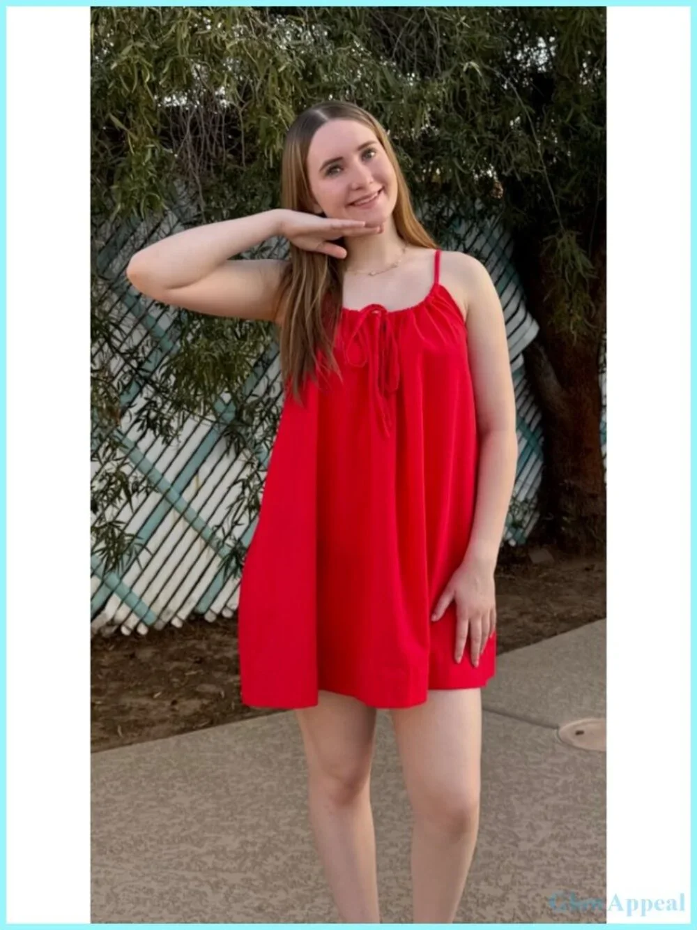 Linen Blend Mini Sundress with Pockets Spaghetti Strap Sleeveless